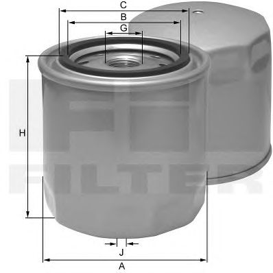 FIL FILTER zp73f -  Топливный фильтр